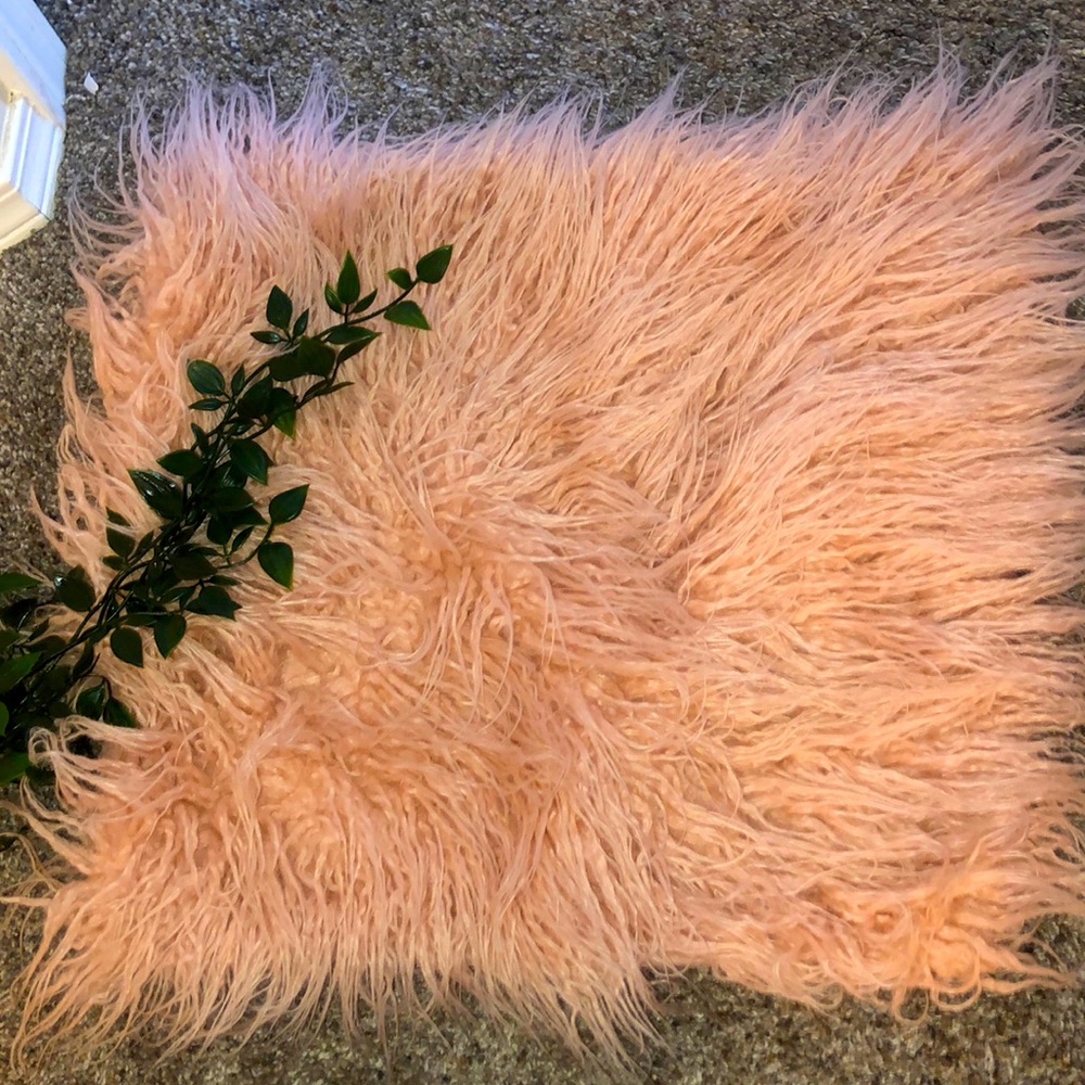 Fluffy Pink Pillow Case